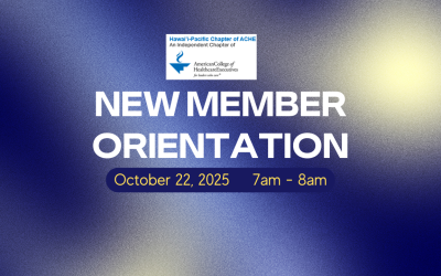 New Member Orientation